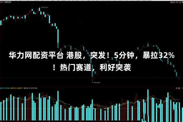 华力网配资平台 港股，突发！5分钟，暴拉32%！热门赛道，利好突袭